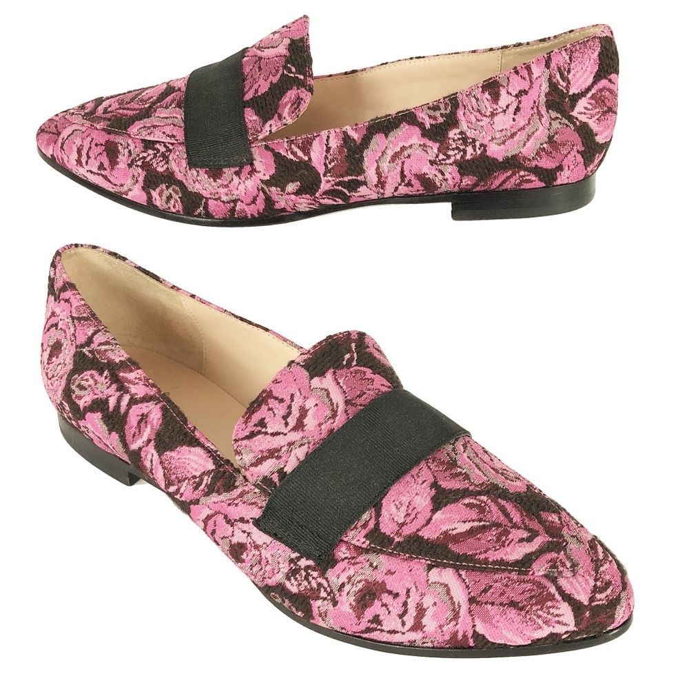 KATE SPADE 10 M Corina Floral Rose Brocade Loafers